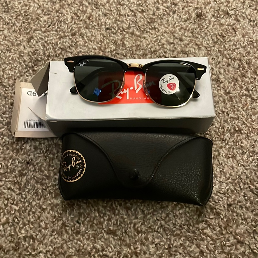 Rayban Clubmaster POLARIZED size 51-21